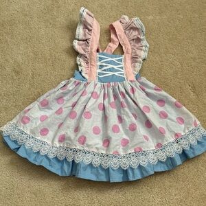 Bitty Bundles of Joy. Handmade Bo Peep Dress. 4T